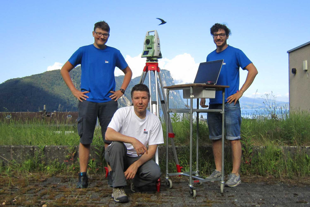 Mesure de bâtiments, équipe, HMQ AG