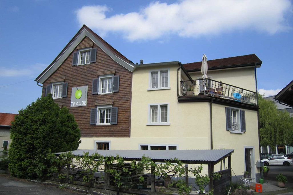 Mesure du bâtiment, restaurant Traube à Buchs SG, HMQ AG