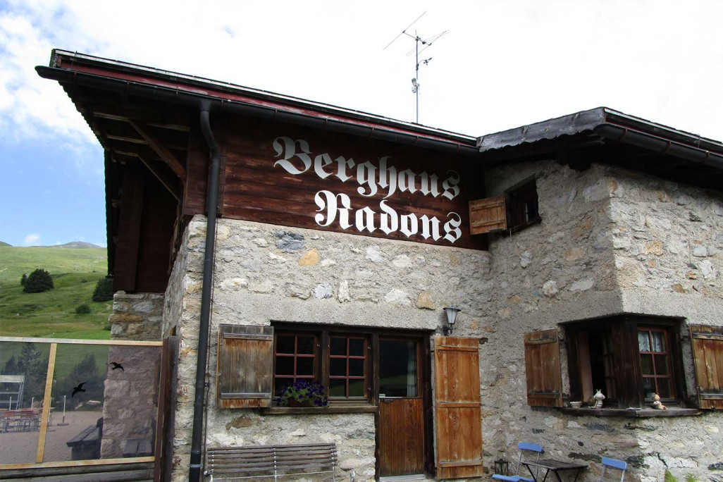 Savognin GR, Berghaus Radons, mesure du bâtiment, HMQ AG