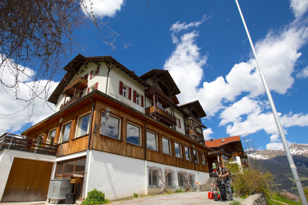 Hôtel Alpina, Tschiertschen, relevé du bâtiment HMQ