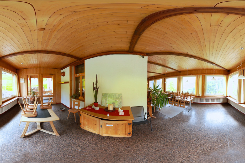 Hôtel Alpina Tschiertschen, photo panoramique, restaurant